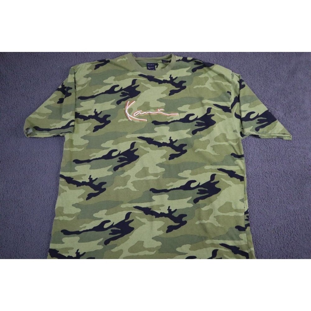 Vintage Kani Gold Shirt Adult 4XL XXXL Camouflage Pullover Short Sleeve Mens (1)